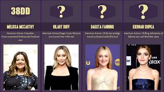 Celebrity Bra Size Comparison | 100 Famous Women Ranked — Part 2