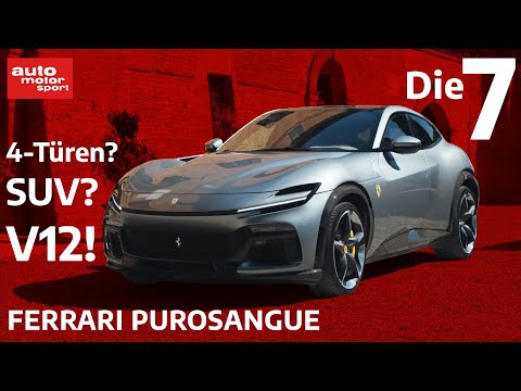 Der Ferrari Purosangue! Keine Sportwagen mehr aus Maranello? - auto motor und sport