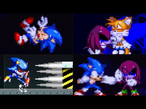 KNUCKLES.EXE - All Deaths Animations