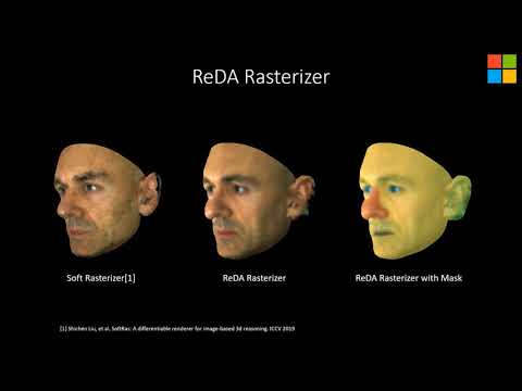ReDA:Reinforced Differentiable Attribute for 3D Face Reconstruction
