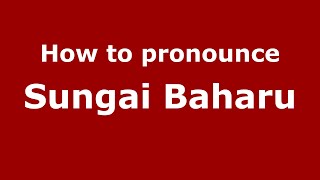 How to pronounce Sungai Baharu