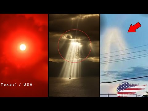 Shocking!! Strange Signs appear IN THE SKY in the US and around the world! END OF THE WORLD 2024