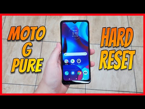 Hard Reset Moto G Pure to Remove Pin, Pattern, Password