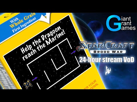 GiantGrantGames 24Hour Stream: Brood War Protoss Campaign