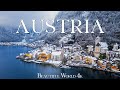 Austria 4K Hallstatt S Winter Wonderland Of Snowy Peaks And Tranquil Beauty Piano Relaxing