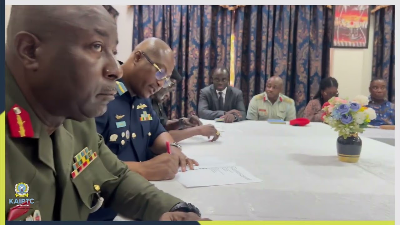 KAIPTC signed an MoU with the Office of the Special Envoy of the President of Ghana to (OSE/AES).