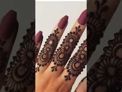so beautiful finger desings mehnadi ❤️