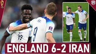 England DESTROY Iran! England 6-2 Iran World Cup Highlights
