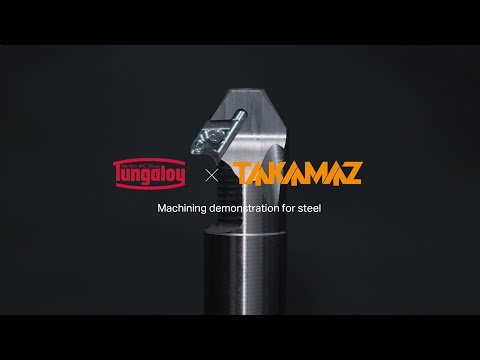 With - Tungaloy x TAKAMAZ  We tried machining a cutting tool!