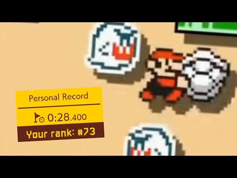 Dry Bones Shellscape in 28.400 [Ninji Speedruns #18] | Super Mario Maker 2
