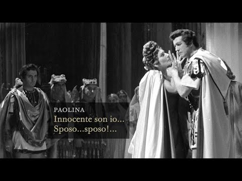 La sacrilega parola... Lasciami in pace morire (Poliuto 1960 Act 2 Finale) Corelli Callas Bastianini