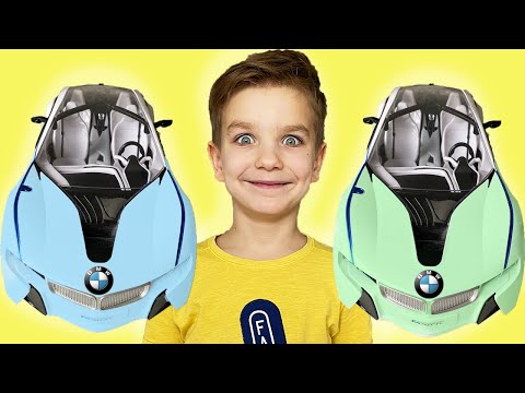 Mark and BMW Cars - Funny stories for kids