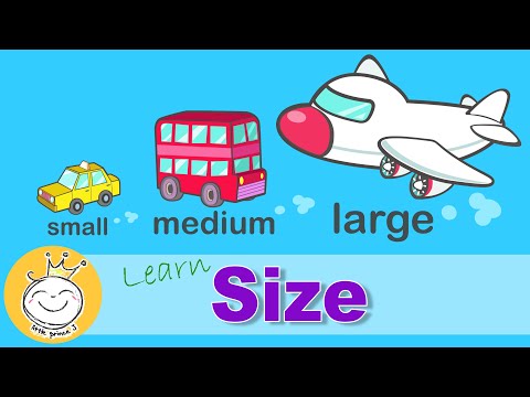 Learn Sizes - Small Medium Large | Size comparison for Kids