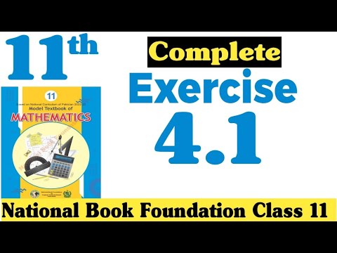 Class 11 Maths Chapter 4 Exercise 4.1 | Ex 4.1 Class 11 | 4.1 Maths Class 11 | NBF | Fazal Academy