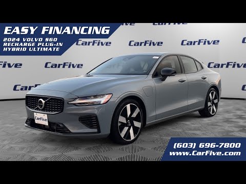 CARFIVE - The 2024 Volvo S60 Recharge Ultimate AWD Is the Future of Premium Driving.