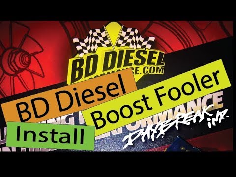 Bd Diesel Boost Fooler Install