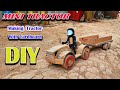 How To Make Mini Tractor With Cardboard DIY