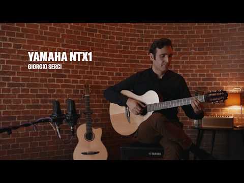 Yamaha NTX1 Nylon String Acoustic-Electric Guitar - Natural image 4