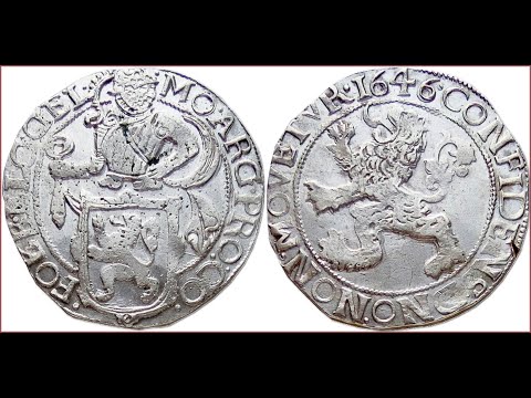 Leeuwendaalder, 1646: Province of Gelderland (Netherlands) — DCC: Dema Coins Collection.