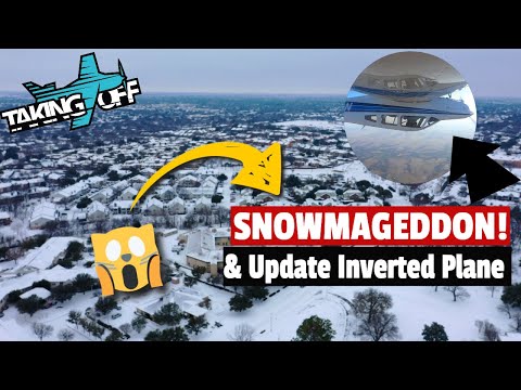 Snowmageddon and Update on Christys Inverted Warrior -- TakingOff Ep 138
