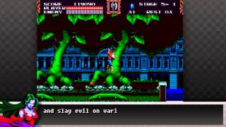 Castlevania the new generation (bloodlines) for Mega-Drive overview
