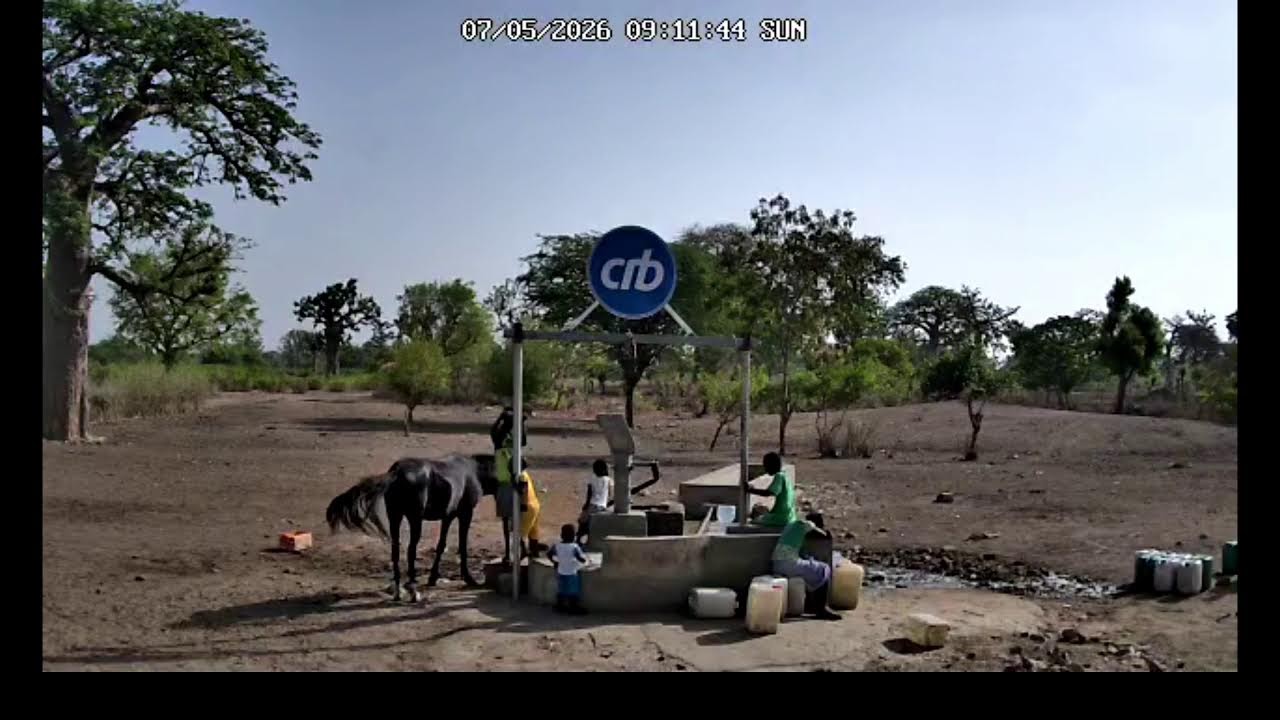 Live webcam view of Renovated Borehole Water Pump