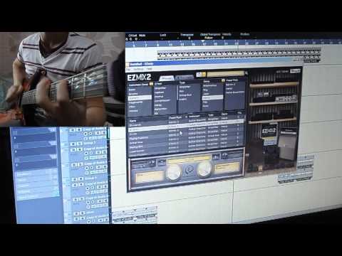 EZMIX 2 metal presets test (without any changes and EQ)