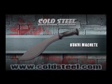 Cold Steel 13" Kukri Machete Knife -  Black Plain