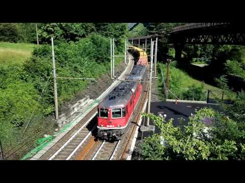 RoLa E INCROCIO DI 2 MERCI  IN TRANSITO A VARZO. (VB) 25 - 6 - 2016