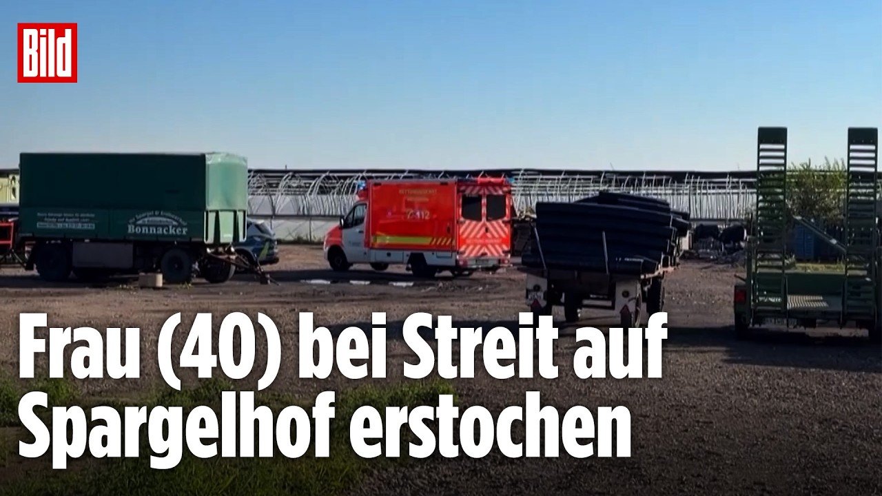 NRW: Streit auf Spargelhof eskaliert! Mitarbeiter gehen aufeinander los – Eine Tote!