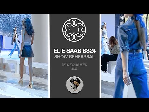 GET YOUR PASS to Behind the Scenes! Elie Saab SS24 Fashion Rehearsal at Paris Fashion Week 📸✨