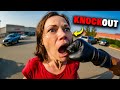 When Bikers Fight Back Crazy Drivers Regret It