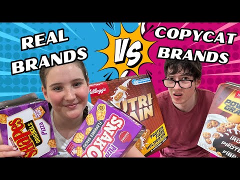 TASTE TEST CHALLENGE - REAL BRANDS Vs OFF BRANDS