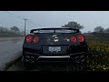 Nej Paro Slowed Nissan GT R R35 Rainy Driving