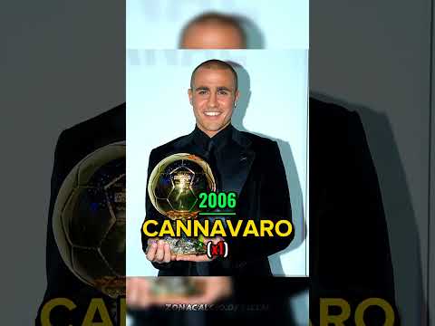 Se il Pallone d'Oro fosse Vinto solo dai Difensori (2000-2023) 🤩🏆 #calcio #shorts