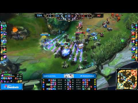 Sin Club TBA vs AForce - Cuartos - #DominosGo4LoL 173 - Español
