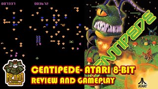 Centipede - Atari 8-Bit Gameplay and Review