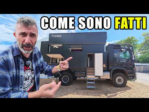 COME sono FATTI DENTRO e FUORI i CAMPER Camion 4x4 e 6x6 - ep.2 . Lo compreresti?