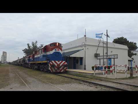 [8K] Tren de tolvas graneras de NCA con destino a General Deheza pasando por Marcos Juárez!!!!!!