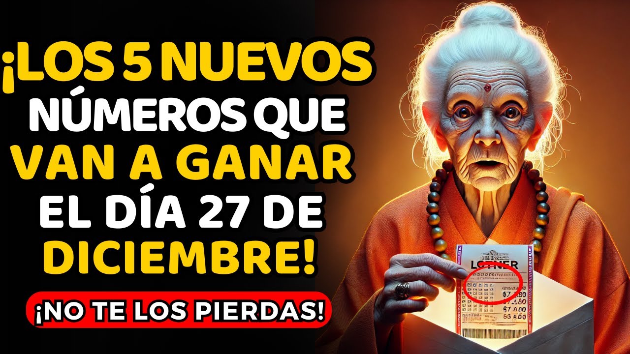 Los 5 NUEVOS Números de la SUERTE para GANAR el 17 de Diciembre ¡CONCÉNTRATE! | Sabiduría Budista