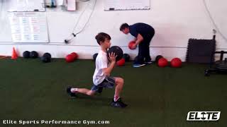 Youth Athletes Developing Squat and Lunge