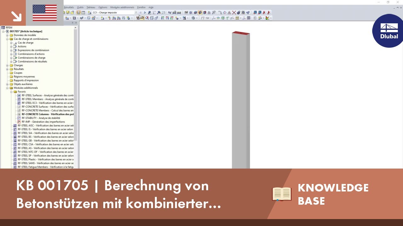 KB 001705 | Berechnung von Betonstützen mit kombinierter Beanspruchung in RF-BETON Stützen