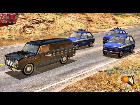 Angry Police Chases Fails and Crashes BeamNG Drive