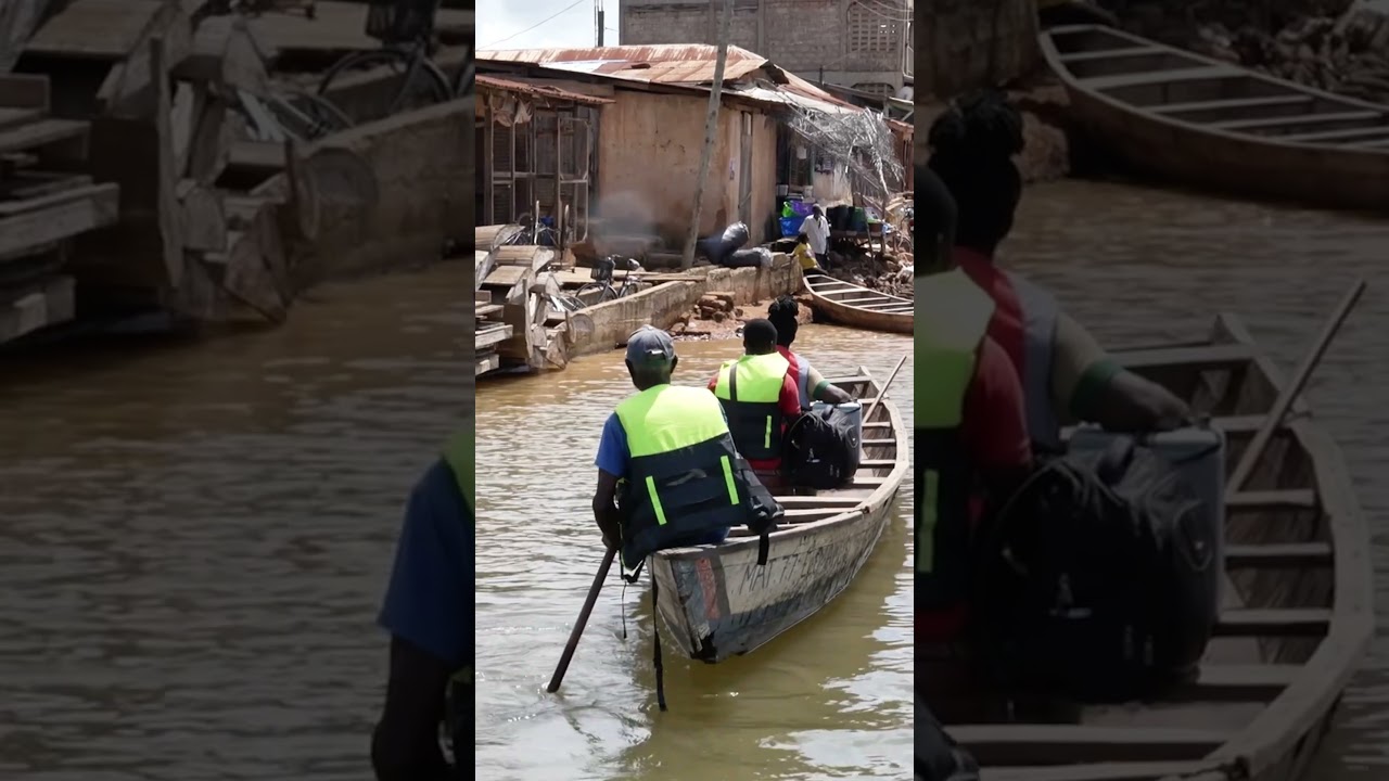 Delivering essential care by boat in Ghana