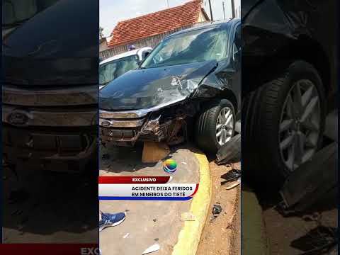 ACIDENTE DEIXA FERIDOS EM MINEIROS DO TIETÊ