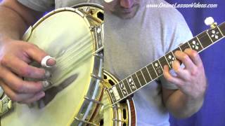 BLUEGRASS BANJO LICKS VOL 1 PART B - Banjo Lessons by Kris Shewmake