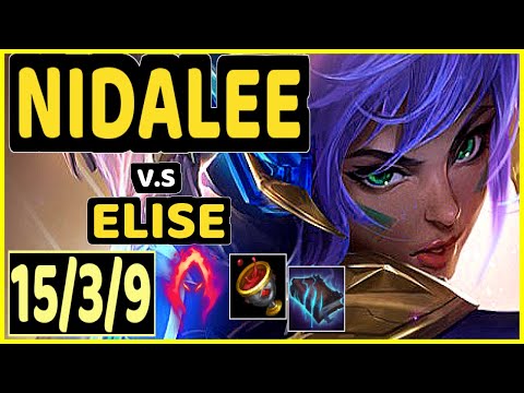 SEVENARMY (NIDALEE) vs ELISE - 15/3/9 KDA JUNGLE GAMEPLAY - EUW Ranked GRANDMASTER