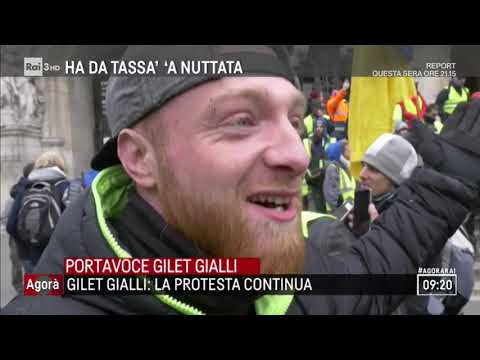 Gilet gialli: continua la protesta - Agorà 17/12/2018