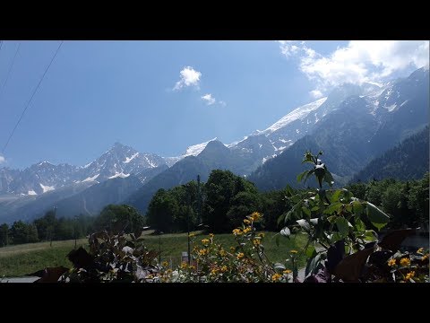 Days in Alps, TMB trekking Day 1, Arrival at Les Houches & Trekking to Les Contamines HD (2017)