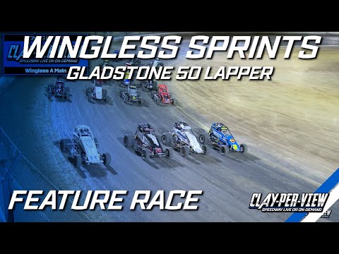 Wingless Sprints | 50 Lapper - Gladstone - 10th May 2025 | Clay-Per-View